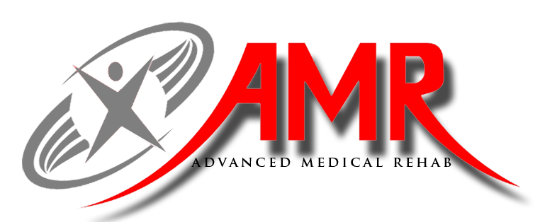 AMR Advanced Medical Rehab logo, link to homepage